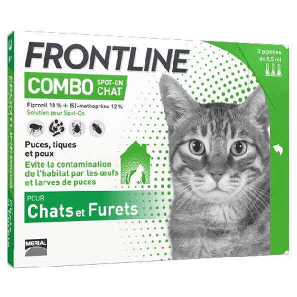 Frontline福来恩Combo Spot-On猫外用驱虫药-1 Frontline福来恩Combo Spot-On猫外用驱虫药