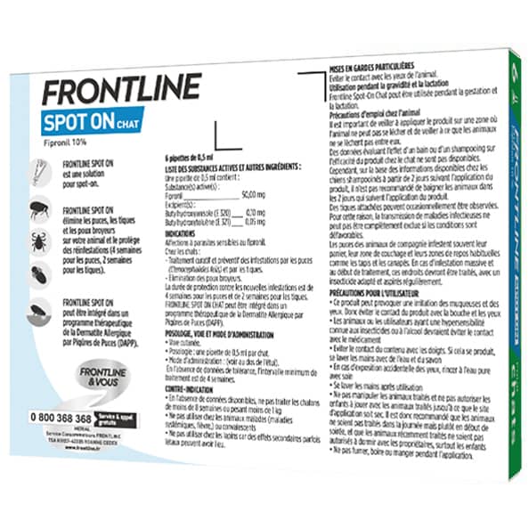 Frontline福来恩Spot-On猫外用驱虫药-2 Frontline福来恩Spot-On猫外用驱虫药